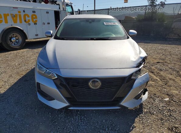3N1AB8CV8LY270191 2020 NISSAN SENTRA Silver Widok z przodu