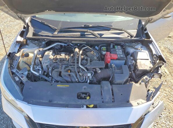 3N1AB8CV8LY270191 2020 NISSAN SENTRA Silver Widok wnętrza z tyłu