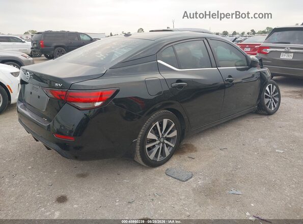 3N1AB8CV8MY205939 2021 NISSAN SENTRA Black უკანა მარჯვენა