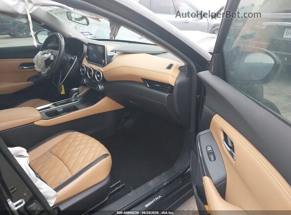 3N1AB8CV8MY205939 2021 NISSAN SENTRA Black წინა სალონის ხედი