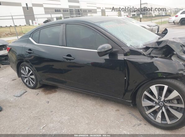 3N1AB8CV8MY205939 2021 NISSAN SENTRA Black უკანა სალონის ხედი