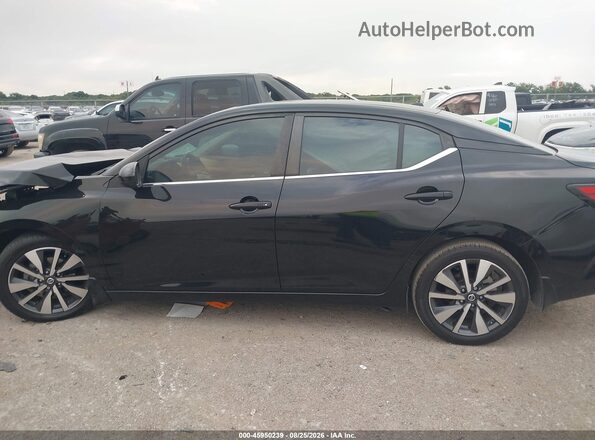 3N1AB8CV8MY205939 2021 NISSAN SENTRA Black სალონის 360-გრადუსიანი ხედი
