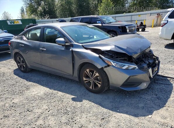 3N1AB8CV8MY251464 2021 NISSAN SENTRA Gray Առջևի աջ