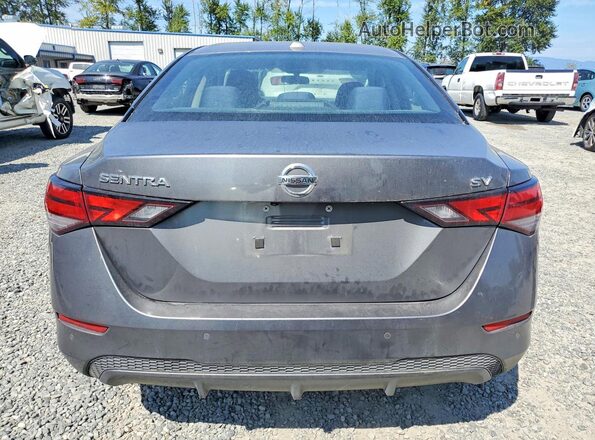 3N1AB8CV8MY251464 2021 NISSAN SENTRA Gray Հետևի տեսք