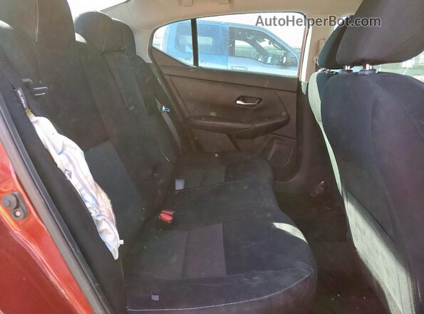 3N1AB8CV8MY290622 2021 NISSAN SENTRA Red Вид задніх сидінь