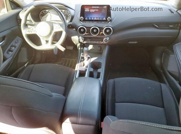 3N1AB8CV8MY290622 2021 NISSAN SENTRA Red Вид панелі приладів