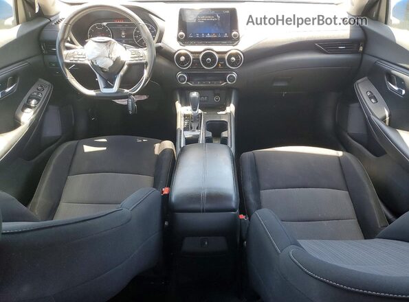 3N1AB8CV8MY301165 2021 NISSAN SENTRA Синий Вид панели приборов