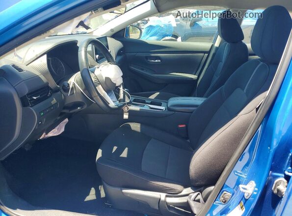 3N1AB8CV8MY301165 2021 NISSAN SENTRA Синий Вид салона спереди