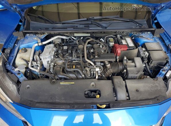 3N1AB8CV8MY302963 2021 NISSAN SENTRA Blue Widok wnętrza z tyłu