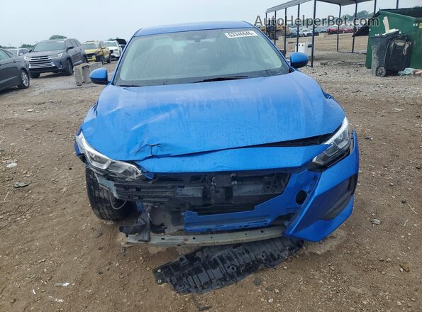 3N1AB8CV8MY330424 2021 NISSAN SENTRA Blue Դիմացի տեսք
