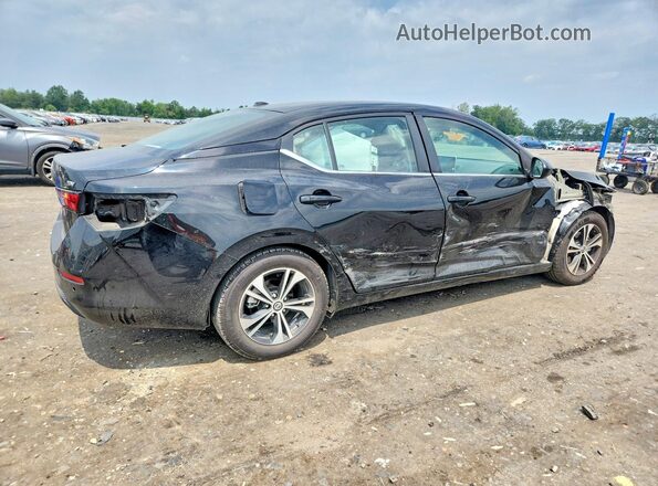 3N1AB8CV8NY264328 2022 NISSAN SENTRA Black Հետևի աջ