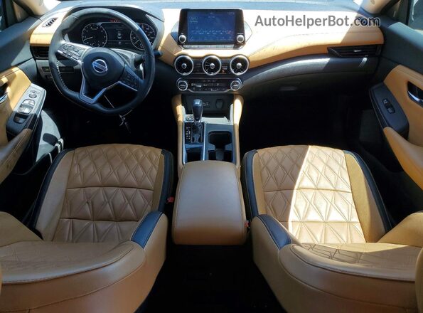 3N1AB8CV8PY245927 2023 NISSAN SENTRA Черный Вид панели приборов