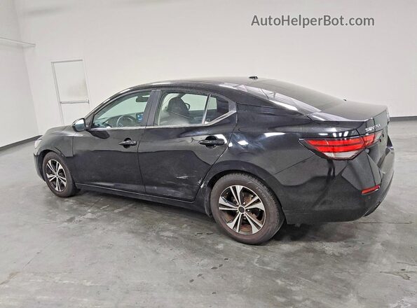 3N1AB8CV8PY254644 2023 NISSAN SENTRA Black Trasero izquierdo