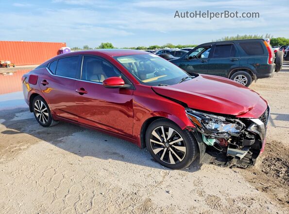 3N1AB8CV8PY273470 2023 NISSAN SENTRA Red Delantero derecho