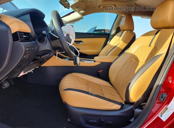 3N1AB8CV8PY273470 2023 NISSAN SENTRA Red Vista interior delantera