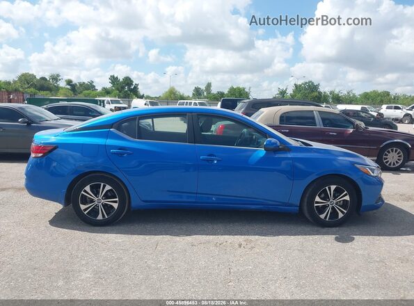 3N1AB8CV8PY292701 2023 NISSAN SENTRA Blue Вид задньої частини салону