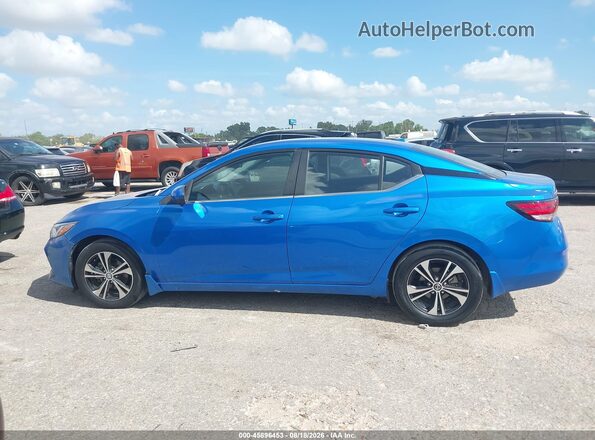 3N1AB8CV8PY292701 2023 NISSAN SENTRA Blue Панорамний вид салону 360°