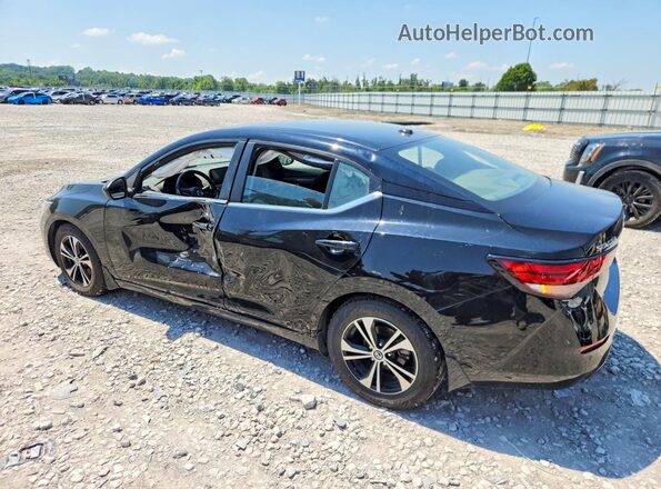 3N1AB8CV8PY305317 2023 NISSAN SENTRA Black უკანა მარცხენა