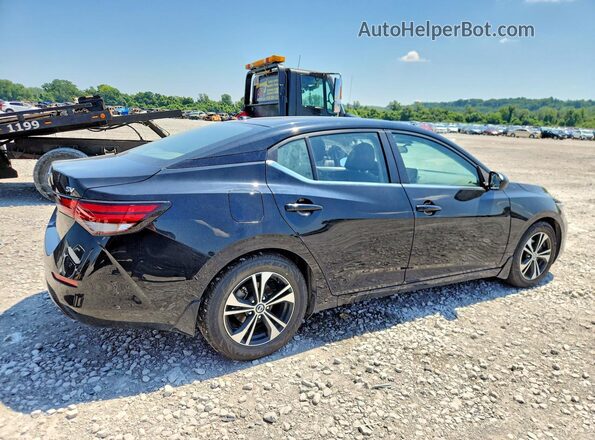 3N1AB8CV8PY305317 2023 NISSAN SENTRA Black უკანა მარჯვენა