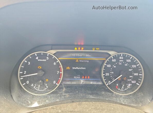 3N1AB8CV8PY307259 2023 NISSAN SENTRA Black Вид щитка приладів