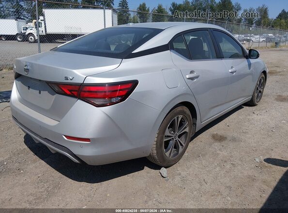 3N1AB8CV8PY314129 2023 NISSAN SENTRA Silver უკანა მარჯვენა
