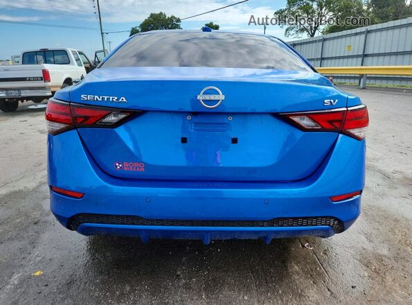 3N1AB8CV8RY205818 2024 NISSAN SENTRA Blue Հետևի տեսք