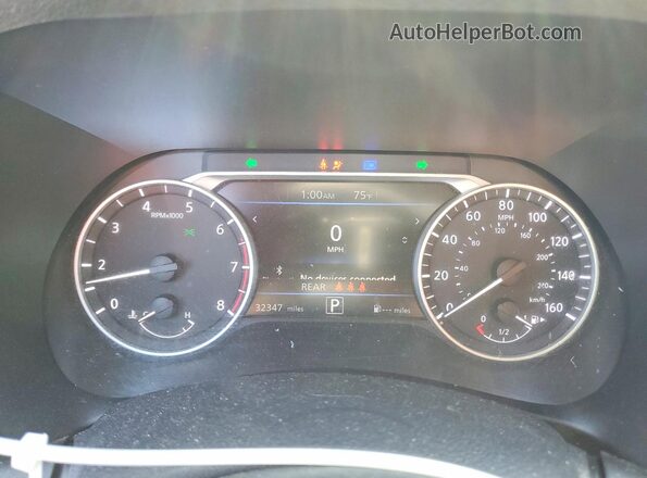 3N1AB8CV8RY250855 2024 NISSAN SENTRA Black Вид щитка приладів
