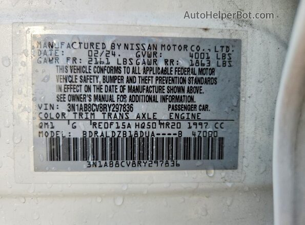 3N1AB8CV8RY297836 2024 NISSAN SENTRA White 