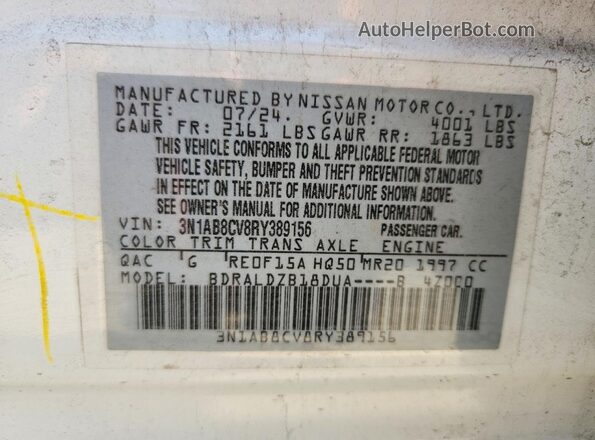 3N1AB8CV8RY389156 2024 NISSAN SENTRA White Widok komory silnika