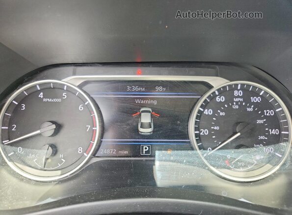 3N1AB8CV8SY206604 2025 NISSAN SENTRA Gray Widok zestawu wskaźników