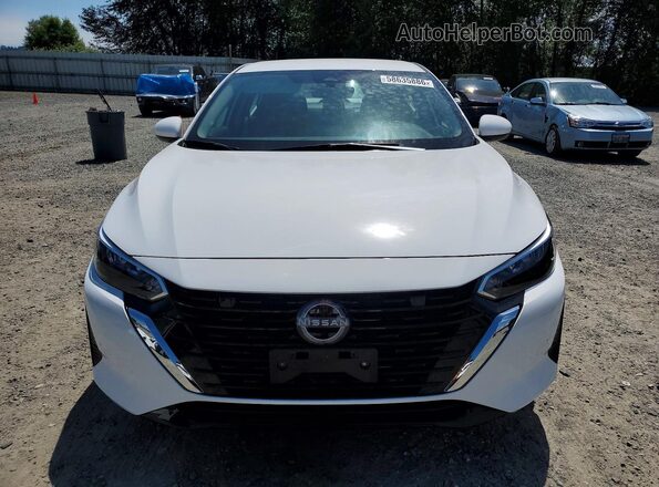 3N1AB8CV8SY225234 2025 NISSAN SENTRA White Widok z przodu
