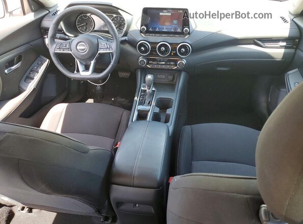 3N1AB8CV8SY225234 2025 NISSAN SENTRA White Widok deski rozdzielczej