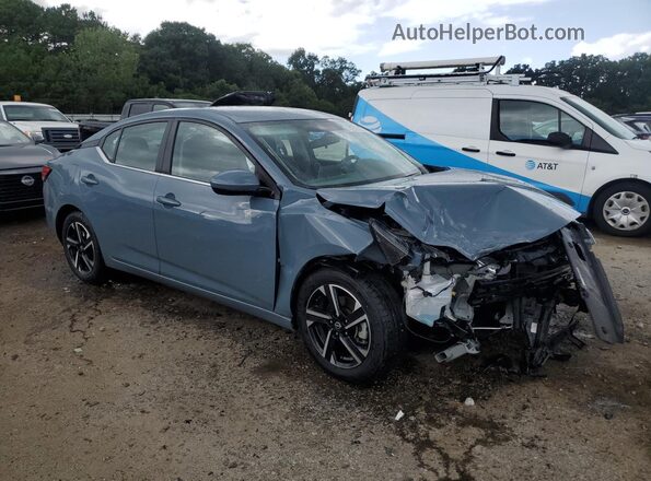 3N1AB8CV8SY285711 2025 NISSAN SENTRA Blue Widok wnętrza 360 stopni