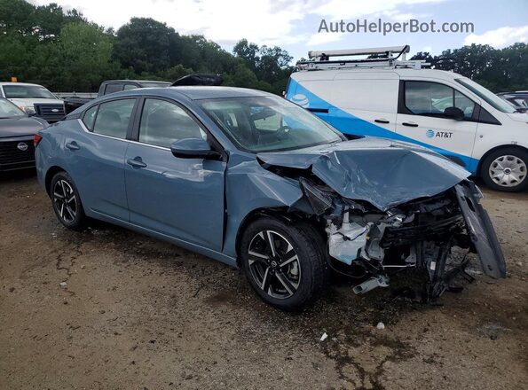 3N1AB8CV8SY285711 2025 NISSAN SENTRA Blue Przód prawy