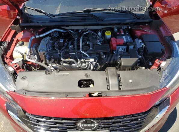 3N1AB8CV8SY328752 2025 NISSAN SENTRA Red Rear interior view