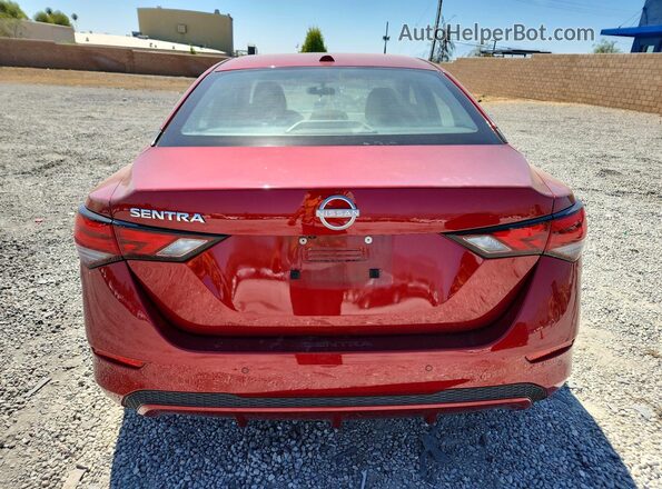 3N1AB8CV8SY334969 2025 NISSAN SENTRA Красный Вид сзади