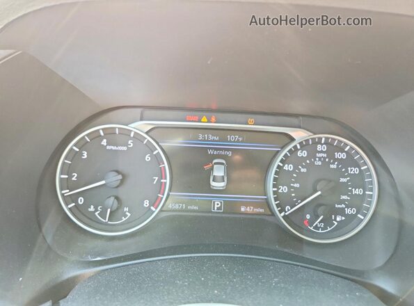 3N1AB8CV8SY334969 2025 NISSAN SENTRA Красный Вид щитка приборов