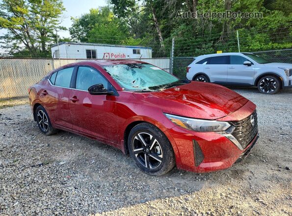 3N1AB8CV8SY338584 2025 NISSAN SENTRA Red Delantero derecho