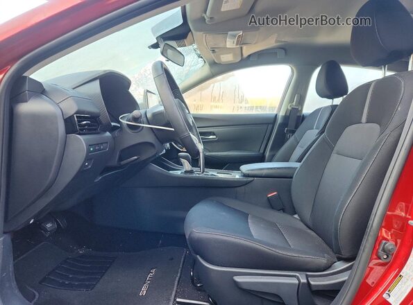 3N1AB8CV8SY338584 2025 NISSAN SENTRA Red Vista interior delantera