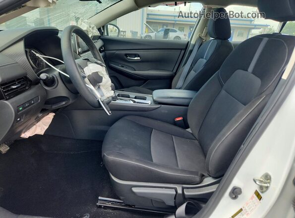 3N1AB8CV8SY348046 2025 NISSAN SENTRA White წინა სალონის ხედი