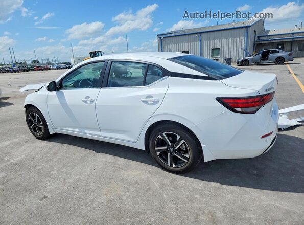 3N1AB8CV8SY348046 2025 NISSAN SENTRA White უკანა მარცხენა