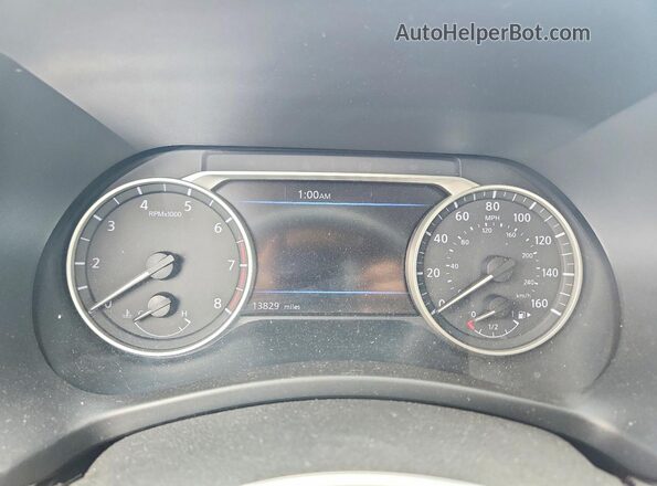 3N1AB8CV8SY348046 2025 NISSAN SENTRA White ხელსაწყოთა პანელის ხედი