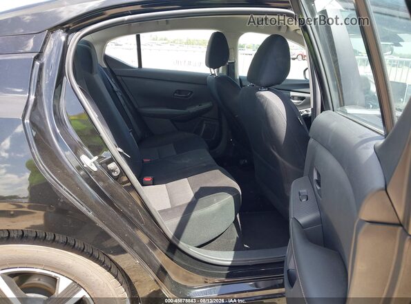 3N1AB8CV8SY357233 2025 NISSAN SENTRA Black VIN կոդի պիտակի տեսք