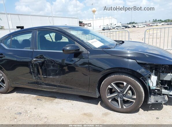 3N1AB8CV8SY357233 2025 NISSAN SENTRA Black Սալոնի 360 աստիճան տեսք