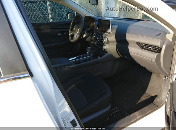 3N1AB8CV8SY357734 2025 NISSAN SENTRA White Вид салону спереду