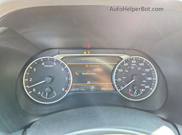 3N1AB8CV8SY378812 2025 NISSAN SENTRA Gray Вид щитка приладів