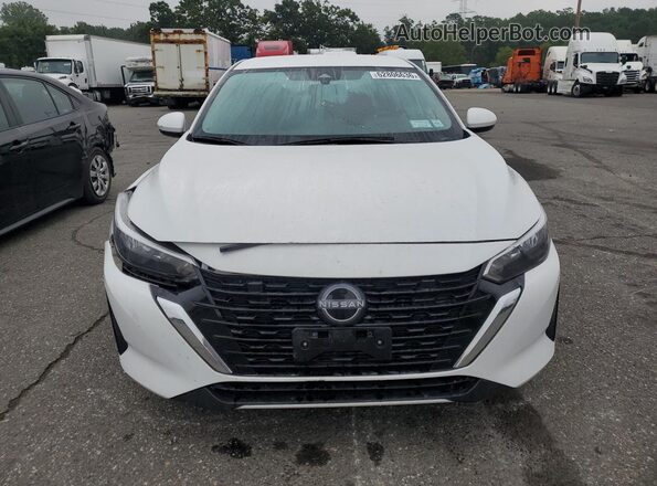 3N1AB8CV8SY401442 2025 NISSAN SENTRA White VIN კოდის სტიკერის ხედი