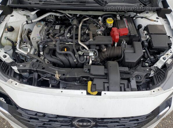 3N1AB8CV8SY401442 2025 NISSAN SENTRA White უკანა სალონის ხედი
