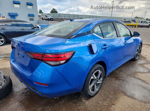 3N1AB8CV8SY401487 2025 NISSAN SENTRA Blue Задня права чверть
