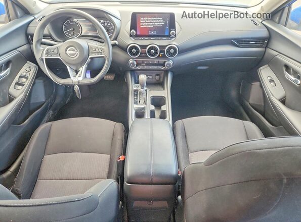 3N1AB8CV8SY401487 2025 NISSAN SENTRA Blue Вид панелі приладів